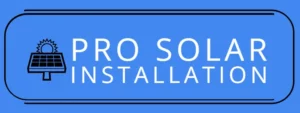 Pro Solar Installation Logo